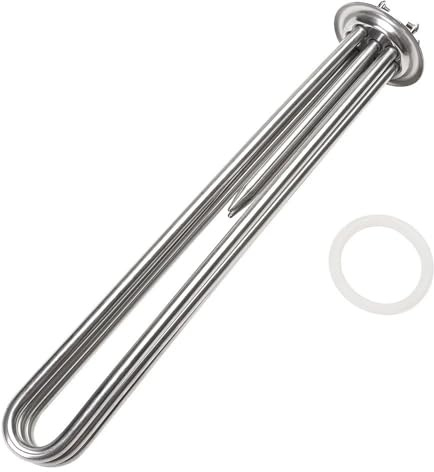Heizkörper 3U Parallelflansch 380V 9000W Heizelement Tauchsieder mit kochendem Wassertemperaturfühler Heizungsteile