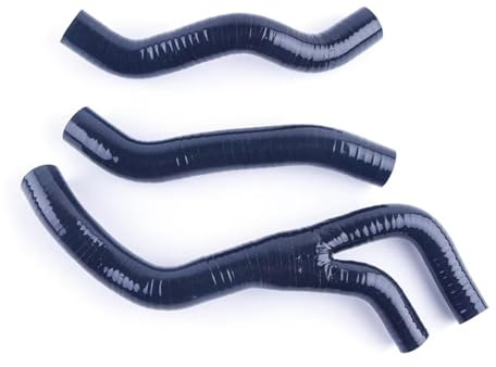 Tubi radiatore dell'auto Compatibile Con CR125R Per CR 125 1998-1999 Tubo Flessibile Per Radiatore Per Auto Set Di Tubi Di Raffreddamento Del Motore(Nero)