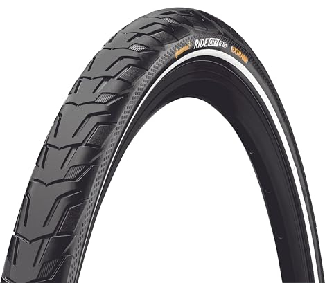Continental Fahrradreifen 47-622 Ride City schwarz Draht Reflexstreifen