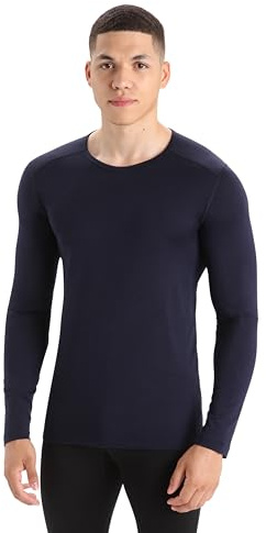 Icebreaker Herren Funktionsshirt 200 Oasis LS Crewe, Midnight Navy, S, 104365401S
