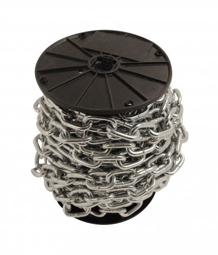 BZP Link Chain 8mm Link Gauge - 20 Metre Reel