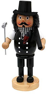 Deko-Geschenke-Shop XL Riesen Räuchermann Räucherfigur Dachdecker farbig 24 cm 30231