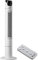 TecTake® Ventilador de Torre Silencioso, 110 cm, con Panel de Control LED, Tres Velocidades y Modos, Rotación y Temporizador, Ventilador de Pie con Mando - Blanco
