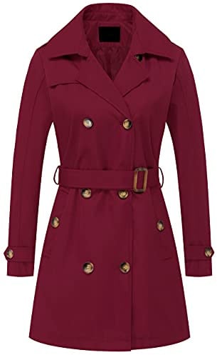 Chrisuno Damen Trench Coat Trench Coat