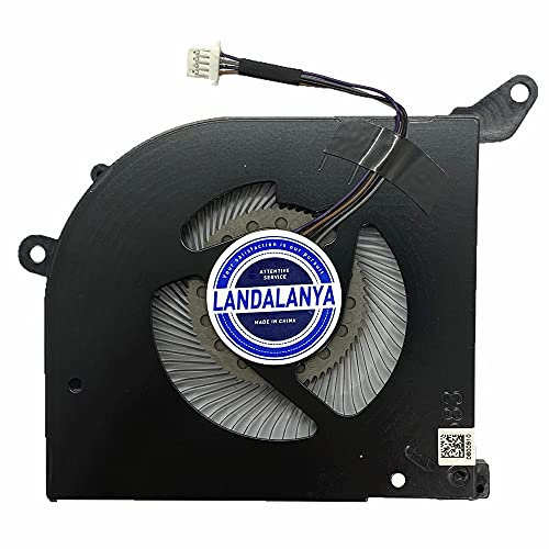 Landalanya Replacement New CPU Cooling Fan for MSI gs66 Stealth 10sd 10sgs 10sf 10se ms-16v1 ms-16v2 WS66 P66 Series 16V1-G-CW Fan BS5005HS-U4Q DC5V 1A
