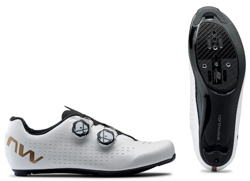 Northwave Revolution 3 Schuhe, Fahrradschuhe weiß 45