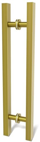 LVYIHAN Gold Barn Door Handles 30/60/ 90/120/ 150 Cm, Pull Push Long French Door Handle Double Sided, Large Front Exterior Shower Door Pull Handles