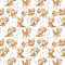 8,98€/m Hund Hunde 100% Baumwolle 50x160cm Baumwollstoff Meterware Handwerken Nähen Stoff (Hund Pfote Weiß Neu)