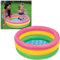 Cathy's Toy Shop Round 3 Rings Colourful Children Kids Inflatable Swimming Paddling Pool Choice of Small Medium Large (Small 61 x 22 CM)