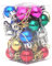 SEWACC Weihnachtskugeln Ornamente 24 Stück 2 cm Christbaumschmuck Miniatur Weihnachten Hängender Anhänger Weihnachtskugeln für Zuhause Weihnachtsfeiertagsparty Dekoration (Gemischte