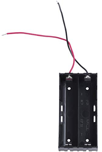 Panysilioer Kunststoff 2 x 3.7 V 18650 Batterie Halter Case Schwarz