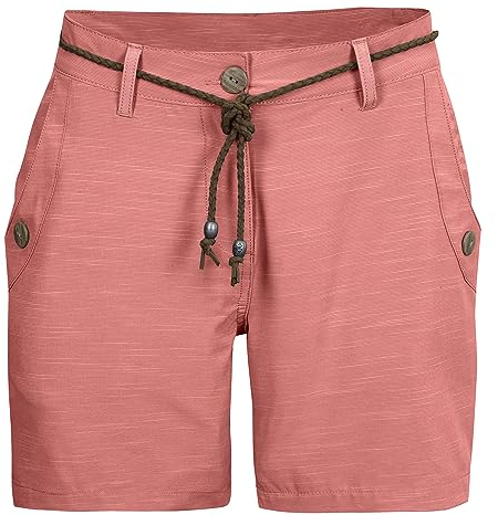 G.I.G.A. DX Damen 89 Wmn Shrts Casual Shorts Mit Gürtel, Rosa, 36 EU