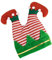 Amosfun Weihnachtskopfschmuck Plüsch-elfenhosenmütze Weihnachtsparty Mütze Wichtelmützen Weihnachtsmütze Weihnachtsfeierhut Weihnachtskostümhut Elfenbeinhut Mann Tuch Requisiten Tragbar