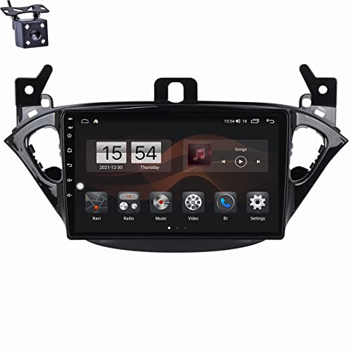 Autoradio Android 12 CarPlay Integrato Touchscreen Android Auto 9/9,5'' per Opel Corsa 2014-2019 Supporto BT 5.1/Lettore multimediale Dolby DTS/Radio FM/Controllo vocale,M100S