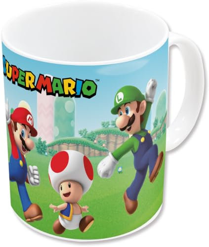 Taza de cerámica de sublimación de 325 ml en caja de Super Mario