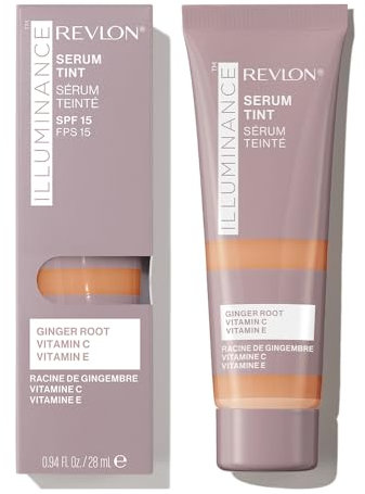 Revlon Illuminance Serum Tint, Sérum Con Color, Enriquecido con Vitamina E y Ácido Hialurónico para hidratar con SPF 15, Tono Brulee, 1 Unidad (Paquete de 1)