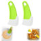 2 Pack Silicone Pan Cleaning Scraper Non-Stick Plastic Pot Scraper Tool for Kitchen Cleaning Bowl Scraper Dish Scraper for Pans Pots (Green)