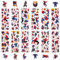 Bubble Sticker Kinder 12 Blätter 3D BlätterStickers Set Anime Puffy Helden Wasserdichte Vinyl Aufkleber Mädchen Jungen DIY Scrapbooking Fotoalbum Laptop Bottle Gastgeschenke Mitgebsel