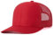 Blausky Unisex Trucker Cap Baseball Cap Verstellbar Sonnenhut Baseballkappe Mütze Basecap,Trucker-Kappe Snapback Schirm Mütze,mit luftdurchlässige Mesh Rückseite,für Outdoor Sommer Freizeit,Rot