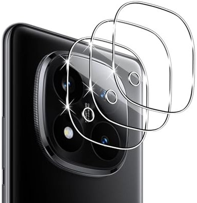QULLOO Kameraschutz für Xiaomi Redmi Note 14 Pro Plus / 14 Pro+ 5G für Panzerglas, 3 Stück Kamera Schutzfolie 9H Härte Schutzglas HD Klar Linse Glas Folie Anti-Kratzen Kamera Schutz
