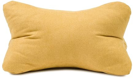 Gözze - Kuschelweiches Lesekissen Darco, Ideal als Sofakissen oder Leseknochen, 40 x 25 cm - Senf