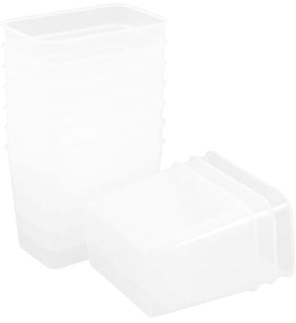 Kunststoff Messbecher mit Klaren Markierungen Transparenter, 10 Stück