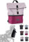 BambiniWelt by Rafael K. Fahrradtasche [Rucksack für Kinderfahrradsitz] universal kompatibel mit Römer Fahrradsitz Jockey für Radtouren mit Kind Fahrradrucksack Radtasche (pink-rosa)