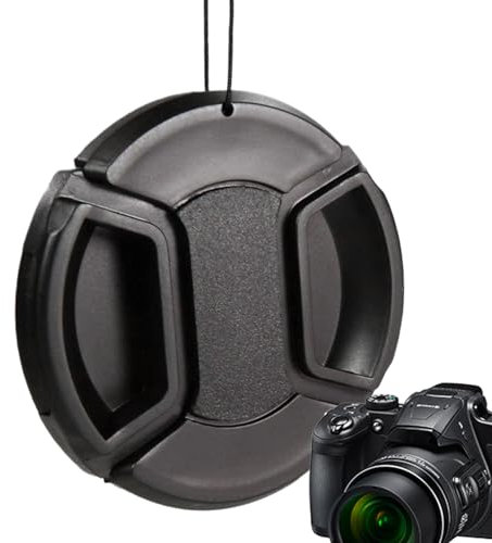 Copriobiettivo per fotocamera, coperchio di protezione per anteriore, resistente agli urti, per videografia, videocassette, vlogging, registrazione di immagini, 58 mm., Refer to