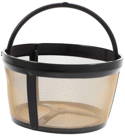 VILLCASE Filtro Del Caffè Cestino Filtro Filtri Per Caffettiera Tazza Portafiltro Caffè Acciaio Inossidabile Marrone