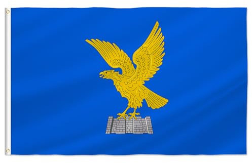 PTEROSAUR Bandiera Italia Friuli-Venezia Giulia, 2 x 3 Ft Bandiera Regione Friuli-Venezia Giulia, Striscione Decorazione Esterni Interni