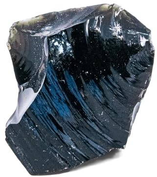Bivea | Pierre Obsidienne noire brute qualité Extra | Taille : 1 à 3 cm | Lithothérapie et chakras