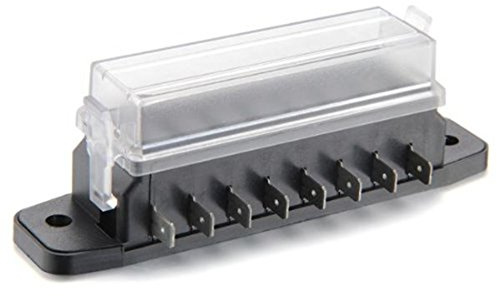 xtremeauto® 8 WAY STANDARD BLADE FUSE CIRCUIT BOX WITH WATERPROOF COVER 12V Includes XtremeAuto Sticker