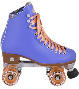 Moxi Skates - Strandhäschen - Modische Damen Rollschuhe | Immergrün Sonnenuntergang | Größe 2