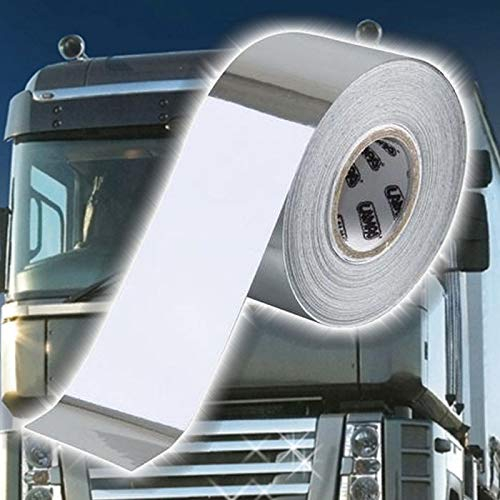 TRUCK DUCK® Universal Chrom Zierstreifen 10m x 30mm Schutzfolie Streifen Aufkleber Klebeband LKW Auto Motorrad