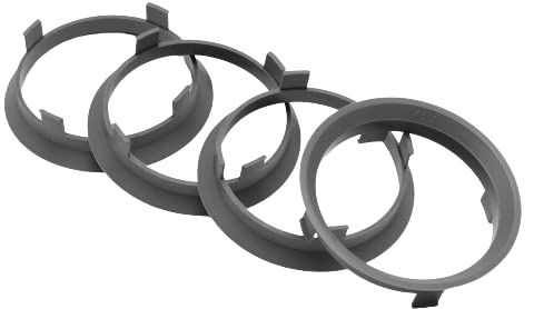 KONIKON 4X Zentrierringe 60,1 x 57,1 mm Dunkelgrau Felgen Ringe Radnaben Zentrierring Adapterring Ring Felgenring Distanzring Made in Germany