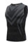 AMZSPORT Herren Kompressions Tank Top Schnelltrocknende Ärmellos Shirts Unterhemd Funktionsshirt, Schwarz, L
