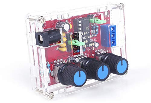 ANGEEK XR2206 1Hz -1MHz Function Signal Generator Sine/Triangle/Square Output Signal Generator Adjustable Frequency Amplitude(Welding completed)