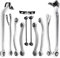 Frankberg 10-teilig Querlenkersatz Hinterachse Kompatibel mit CLS C219 3.0L-5.5L 2004-2011 E-Klasse W211 1.8L-5.0L 2002-2008 SL R230 3.7L 5.0L 5.5L 2001-2012 Replace# 2303502706