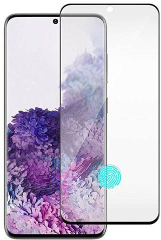 HQ-CLOUD 1 Verre Trempé Pour SAMSUNG GALAXY S20 PLUS .Film de Protection d'écran Couverture Complète Noir - Anti Rayures - Ultra Résistant Dureté 9H