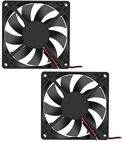 2PCS 24V 80x80x15mm Fan 2Pin DC 8015 Brushless Cooling Case Fan for Cooling PC Computer Case CPU Radiator Cooler Fan 2Pin