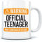 HotScamp Official Teenager Tea and Coffee Mug - Boys and Girls Birthday Presents - Funny Mugs for Teenagers - 13th Birthday Cool Stuff for Boys and Girls - Ceramic Tea Cup for Teens