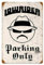 HAIMAX Metall-Blechschilder Wanddekoration Vintage Lowrider Parkplatz, 20,3 x 30,5 cm, Männerhöhle, für den Innenbereich, Geschäft, Bar, Poster, Zuhause, Garage