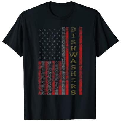 Cool Patriotic Lave-vaisselle USA – Idée cadeau drapeau américain T-Shirt