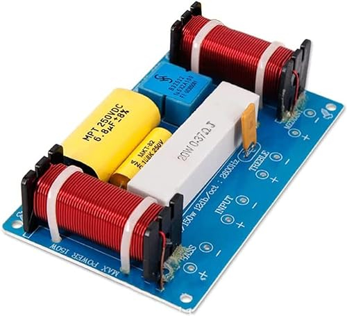 DriSentri Altavoz de 120 W, divisor de frecuencia de audio de 3 vías, 3 filtros cruzados para altavoces