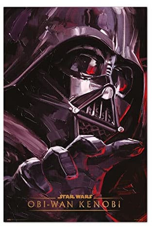 Star Wars Deko - Star Wars Kenobi Vader Poster - Deko Wohnzimmer oder Deko Schlafzimmer - Zimmer Deko - Größe : 61 x 91, 5 cm -Originales Geschenk - Offizielle Lizenz