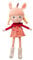 LILLIPUTIENS - Lena poupée câline en Tissu Doux avec Bonnet Amovible, boîte Cadeau décorative - Stimule la motricité Fine et l’Imagination, Jouet éducatif - Idéal pour Enfants dès 2 Ans - 83382