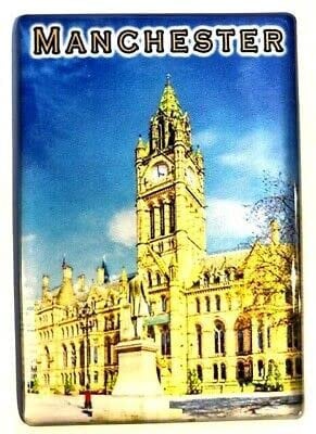 Manchester Souvenir Manchester Fridge Magnet
