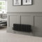 DuraTherm® 300 x 830mm Black Traditional Horizontal Designer Radiator Triple Column Colosseum Cast Iron Style Central Heating Panel Radiators Rad
