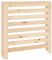 vidaXL Solid Pine Wood Radiator Cover - Natural Rustic Design with Practical Shelf and Modern Slat - Easy Assembly, Brown, Dimensions 79.5x19x84 cm