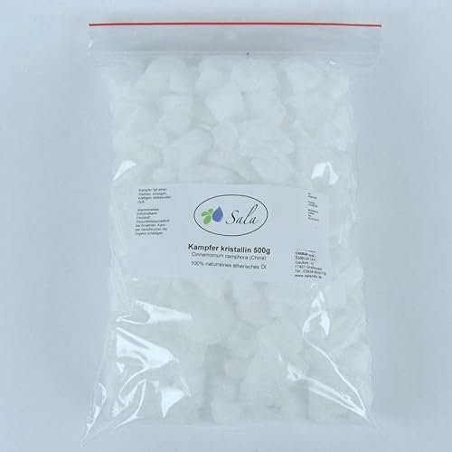 Sala Kampfer kristallin Kampferkristalle Brocken naturrein (500 g Beutel)